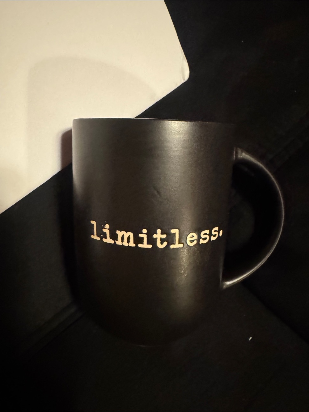 Nicole Miller New York Matte Collection Black Ceramic 16oz Limitless Mug Coffee - Picture 2 of 4